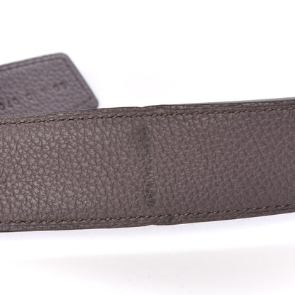 Hermes Box Togo 32mm Belt Strap 80 Black Etain 6 of 11