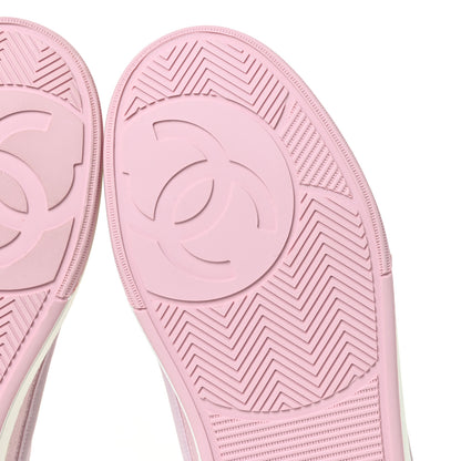 Chanel Fabric Womens Logo Sneakers 38 Light Pink 8 of 13
