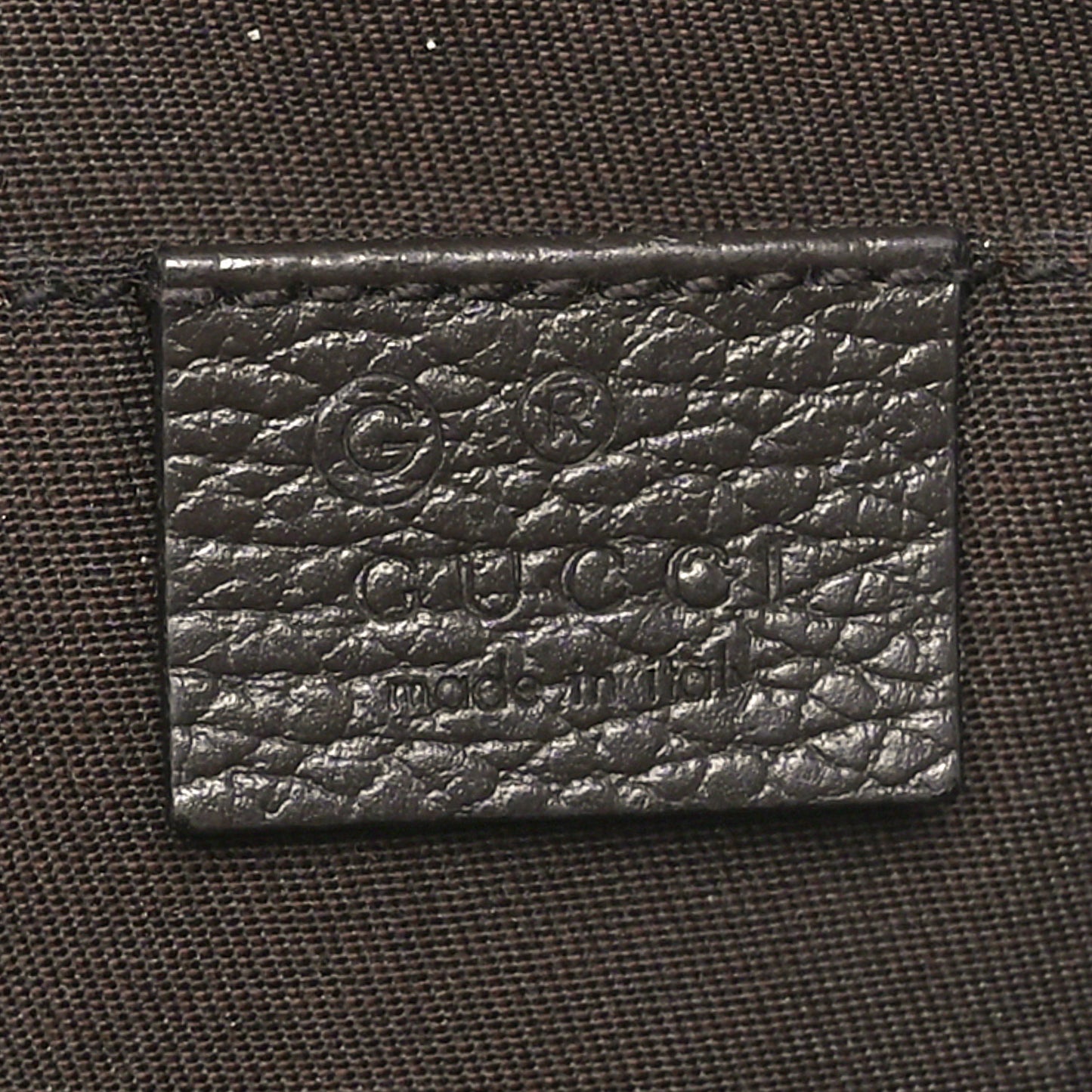Monogram Dollar Calfskin Belt Bag Beige Ebony Testa di Moro Marrone Scuro