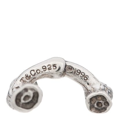 Tiffany Sterling Silver Bamboo Cufflinks 3 of 4