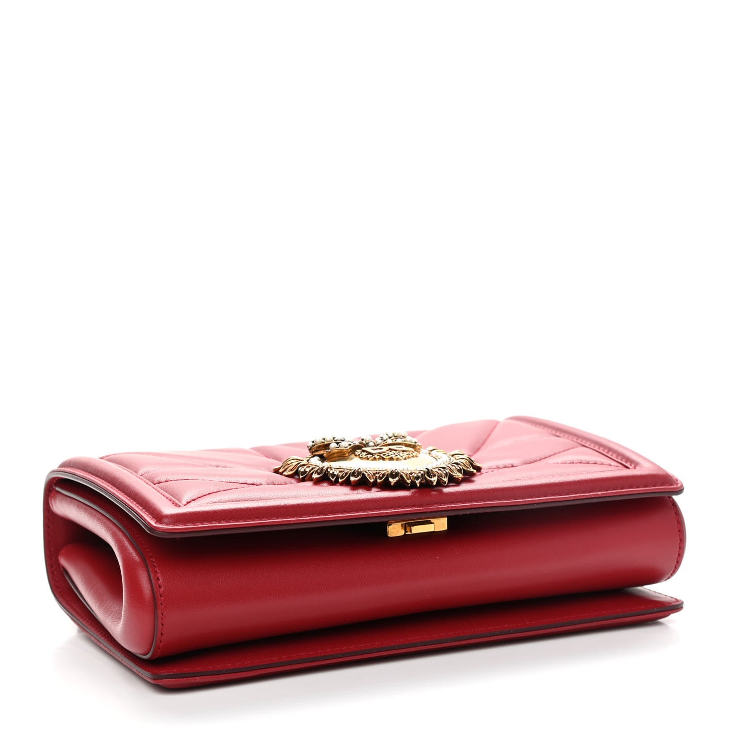 Nappa Devotion Crossbody Bag Rosso Papavero