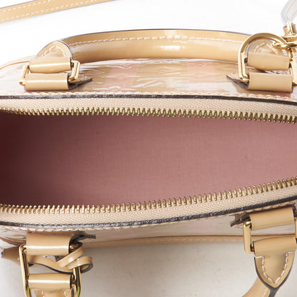 Louis Vuitton Vernis Rayures Alma BB Dune 6 of 9