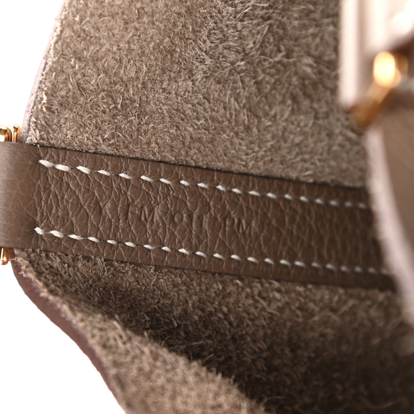 Taurillon Clemence Picotin Lock 18 PM Etoupe