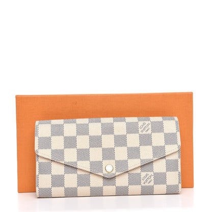 Louis Vuitton Damier Azur Sarah Wallet NM 7 of 7