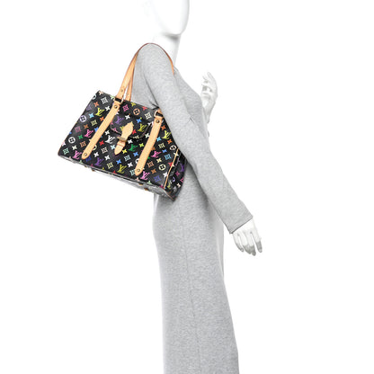 Louis Vuitton Monogram Multicolor Aurelia MM Black 2 of 9