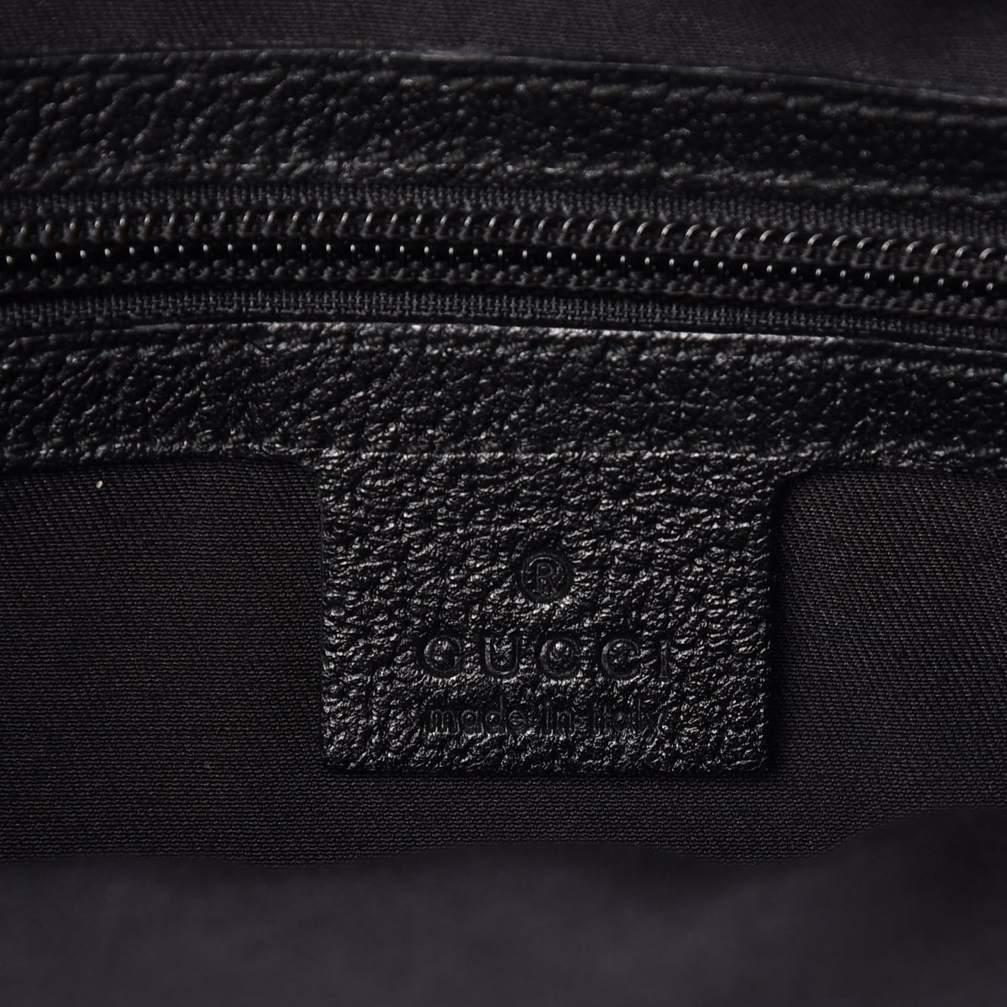 GG Monogram Web Handle Vertical Tote Bag Black