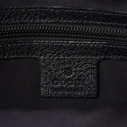 Gucci GG Monogram Web Handle Vertical Tote Bag Black 8 of 17