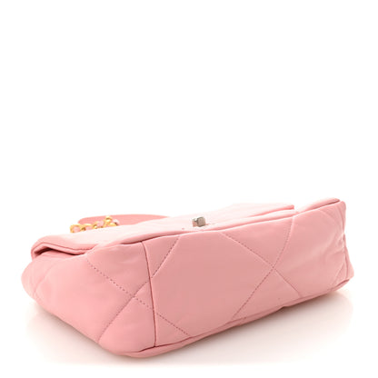Chanel Lambskin Quilted Medium Chanel 19 Flap Pink 4 of 10