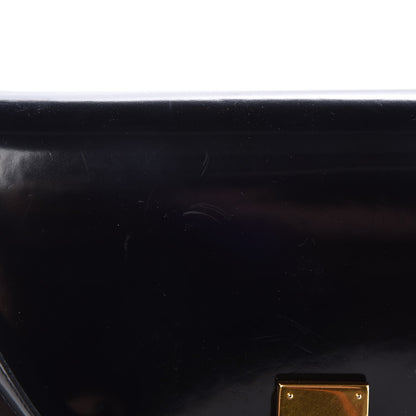 Celine Spazzolato Calfskin Medium Classic Box Flap Bag Black 10 of 11