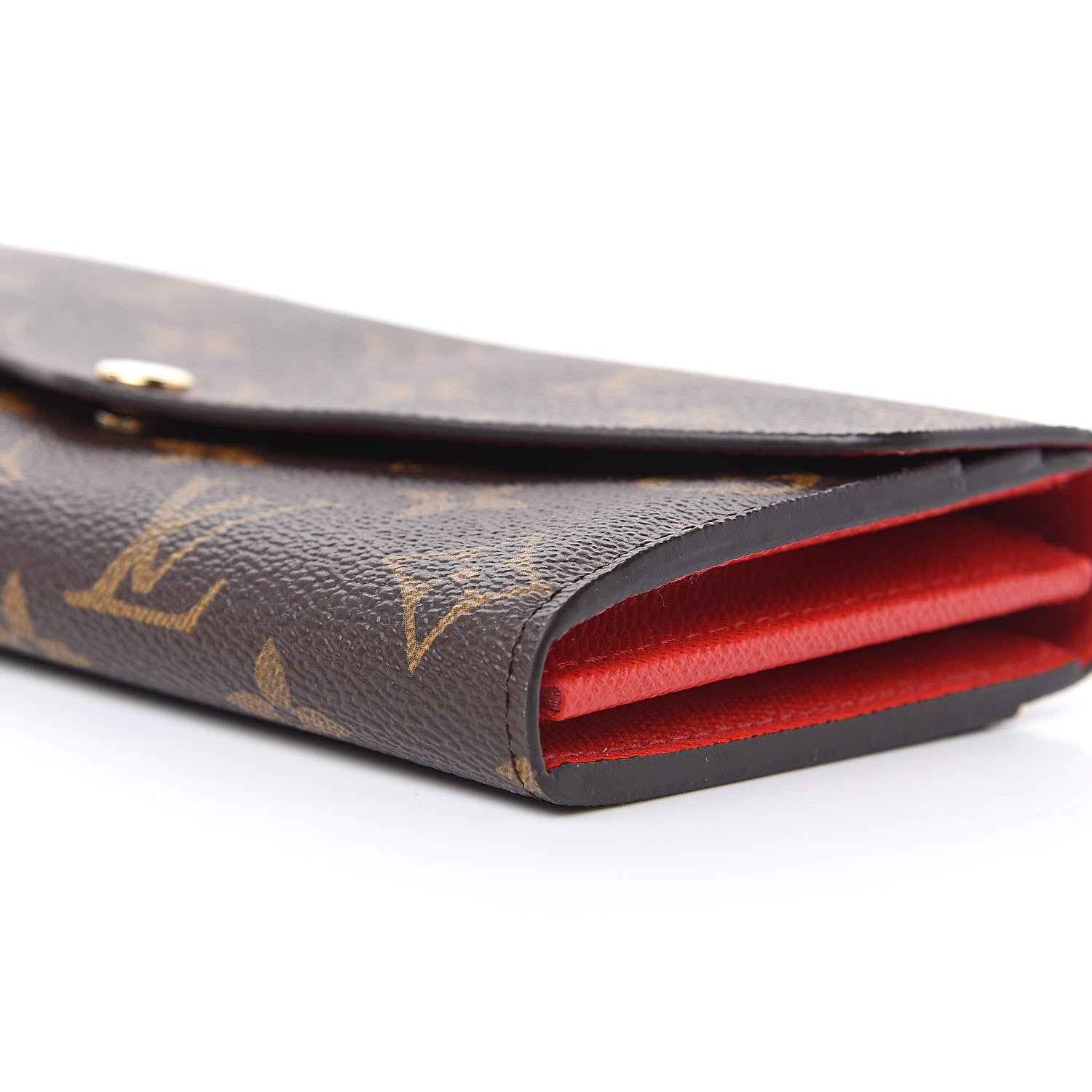Louis Vuitton Monogram Sarah Wallet NM Coquelicot 8 of 9