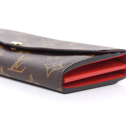 Louis Vuitton Monogram Sarah Wallet NM Coquelicot 8 of 9