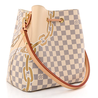 Louis Vuitton Damier Azur Nautical Neonoe MM 3 of 10