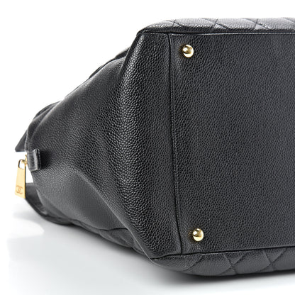 Chanel Caviar Quilted Grand Timeless Tote GTT Black 8 of 9
