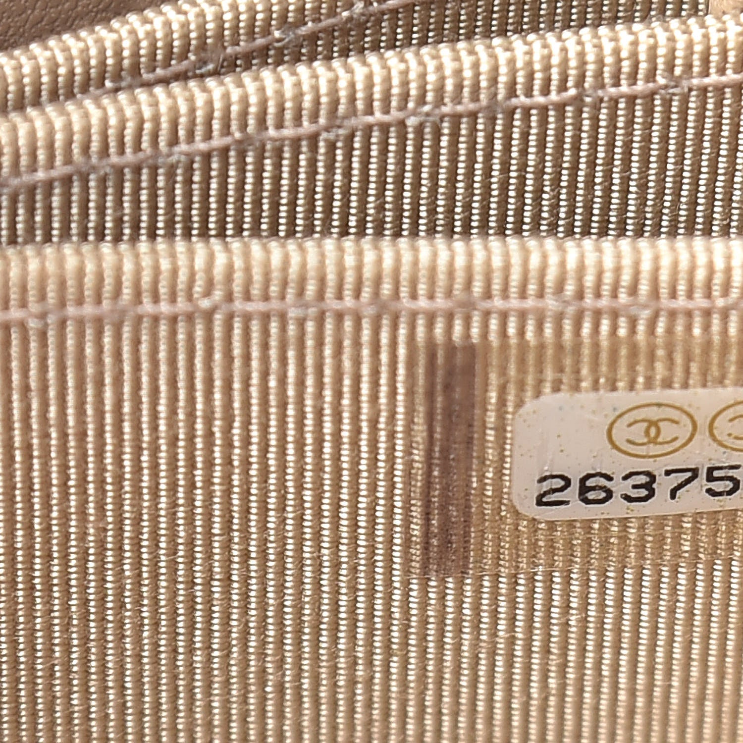 Chanel Caviar Quilted Zip Card Holder Beige 8 of 11