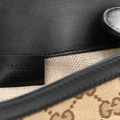 Gucci Monogram Small Lady Web Shoulder Bag Beige Black 7 of 11