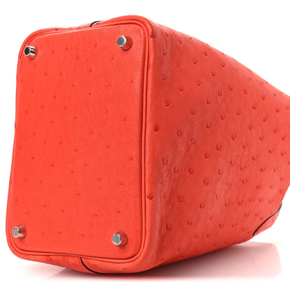 Hermes Ostrich Picotin Lock 18 Capucine 10 of 10