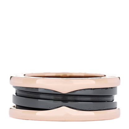 Bulgari 18K Rose Gold B.Zero1 Two-Band Ring 53 6.25 3 of 7