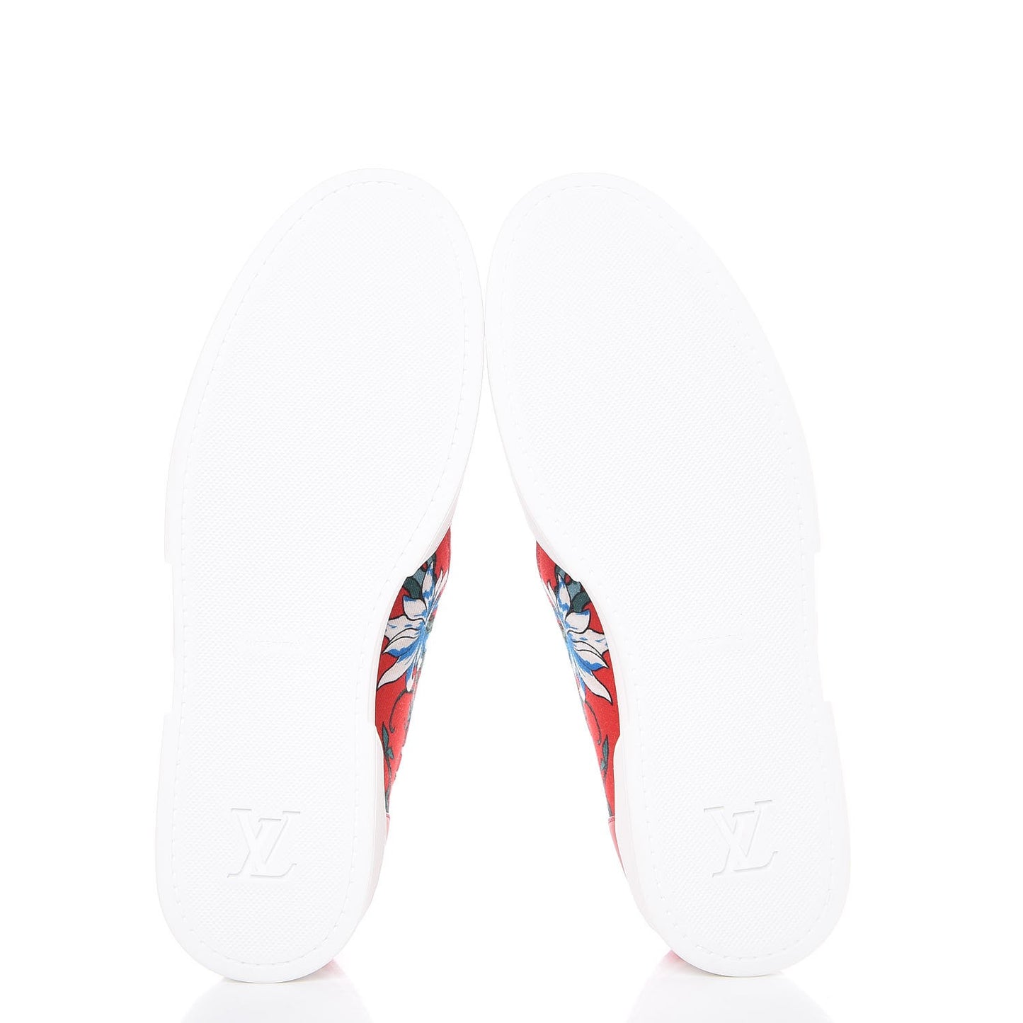 Canvas Printed Match-Up Slip On Sneakers 6.5 Red