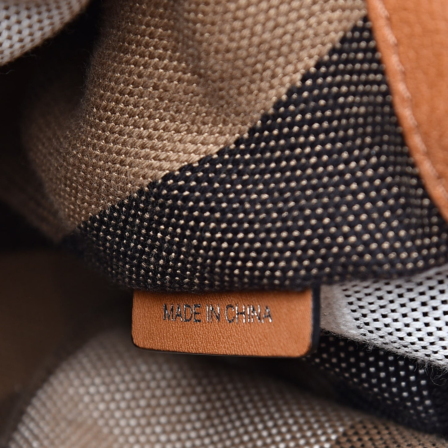 Grainy Calfskin House Check Small Maidstone Saddle Brown