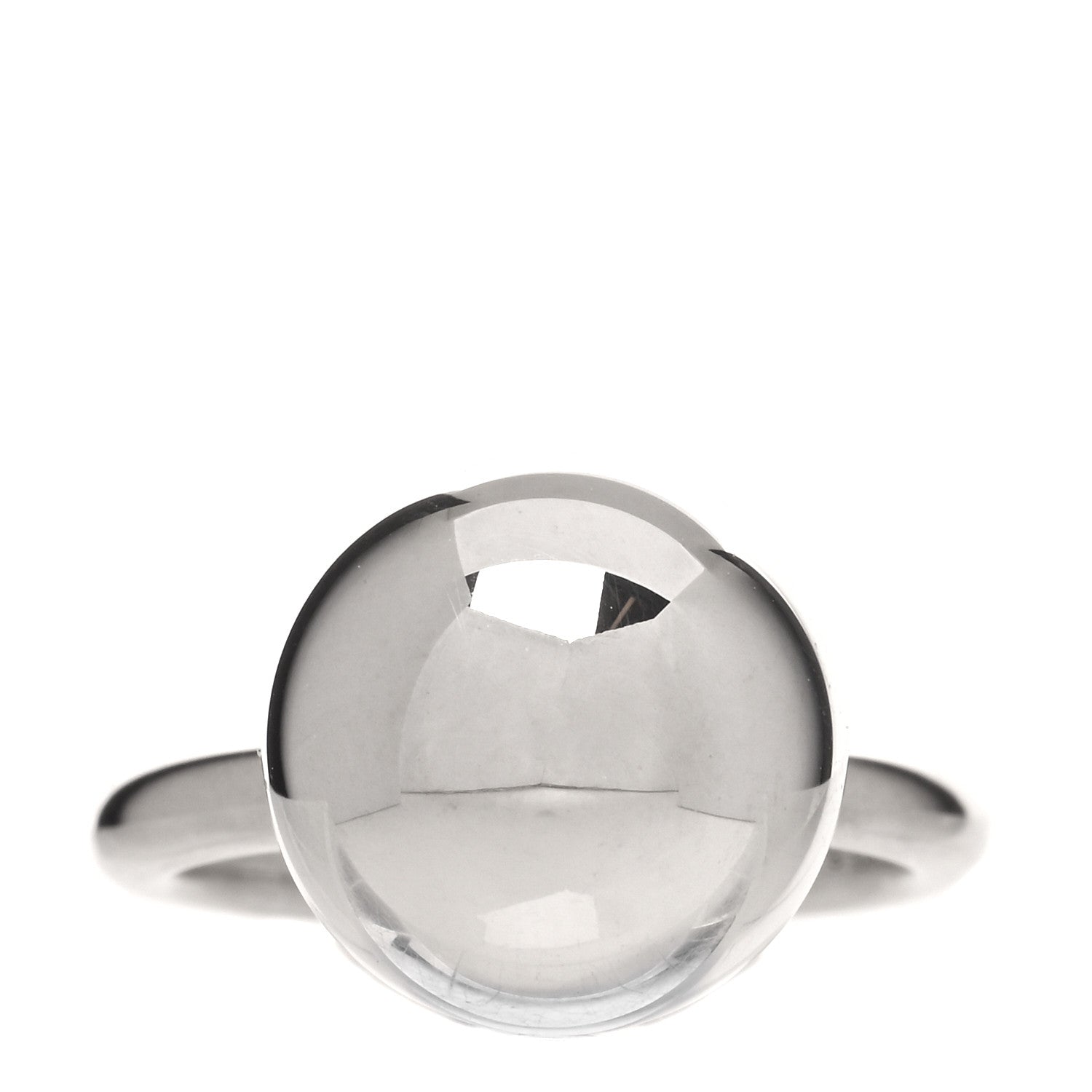 Tiffany Sterling Silver 12mm HardWear Ball Ring 48 4.5 1 of 6
