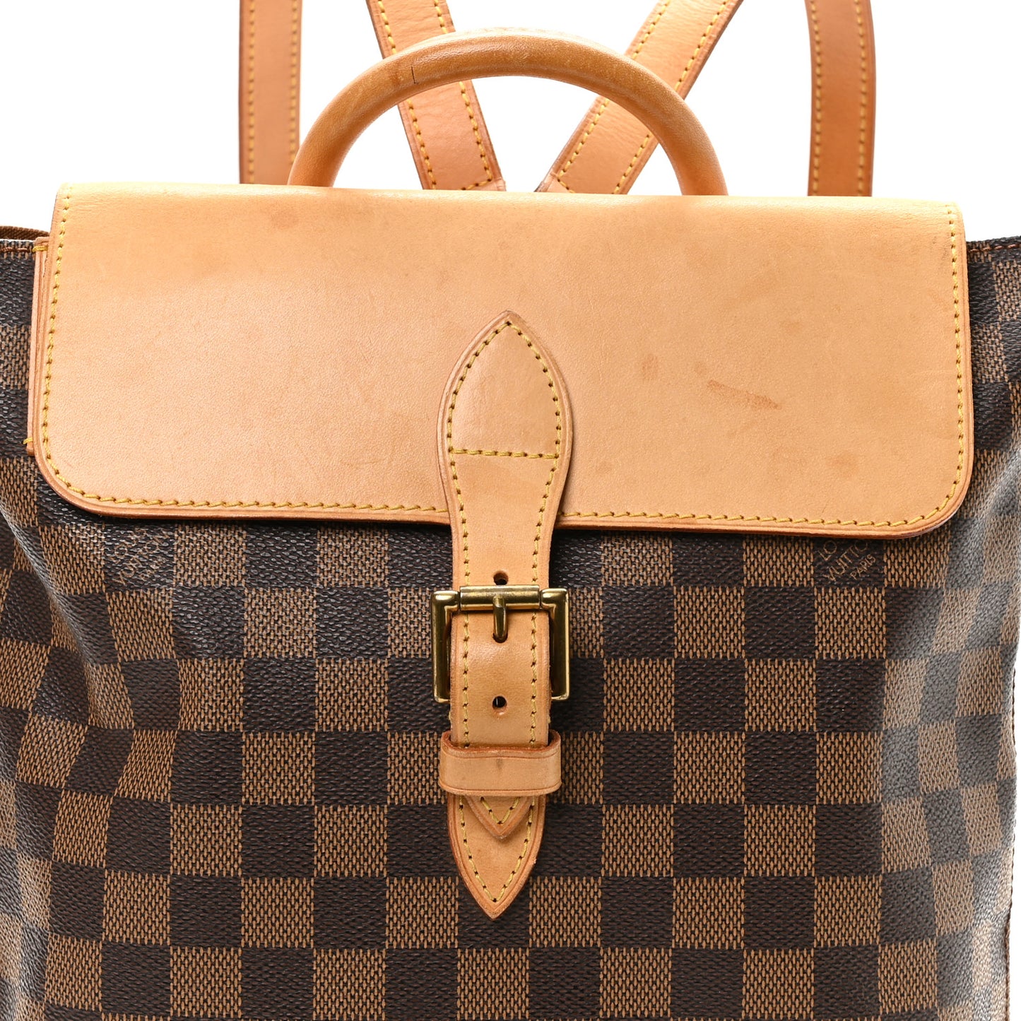 Damier Ebene Soho Centenaire Backpack