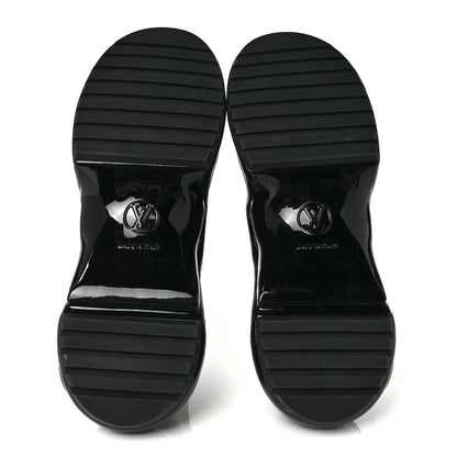 Louis Vuitton Glazed Calfskin Lambskin LV Archlight Sneaker Boots 37.5 Black White 9 of 14