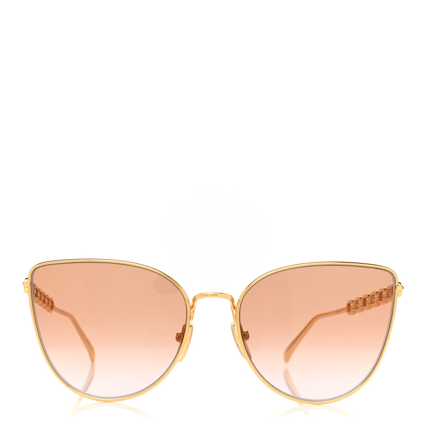 Metal My LV Chain Cat Eye Sunglasses Z1522W Gold