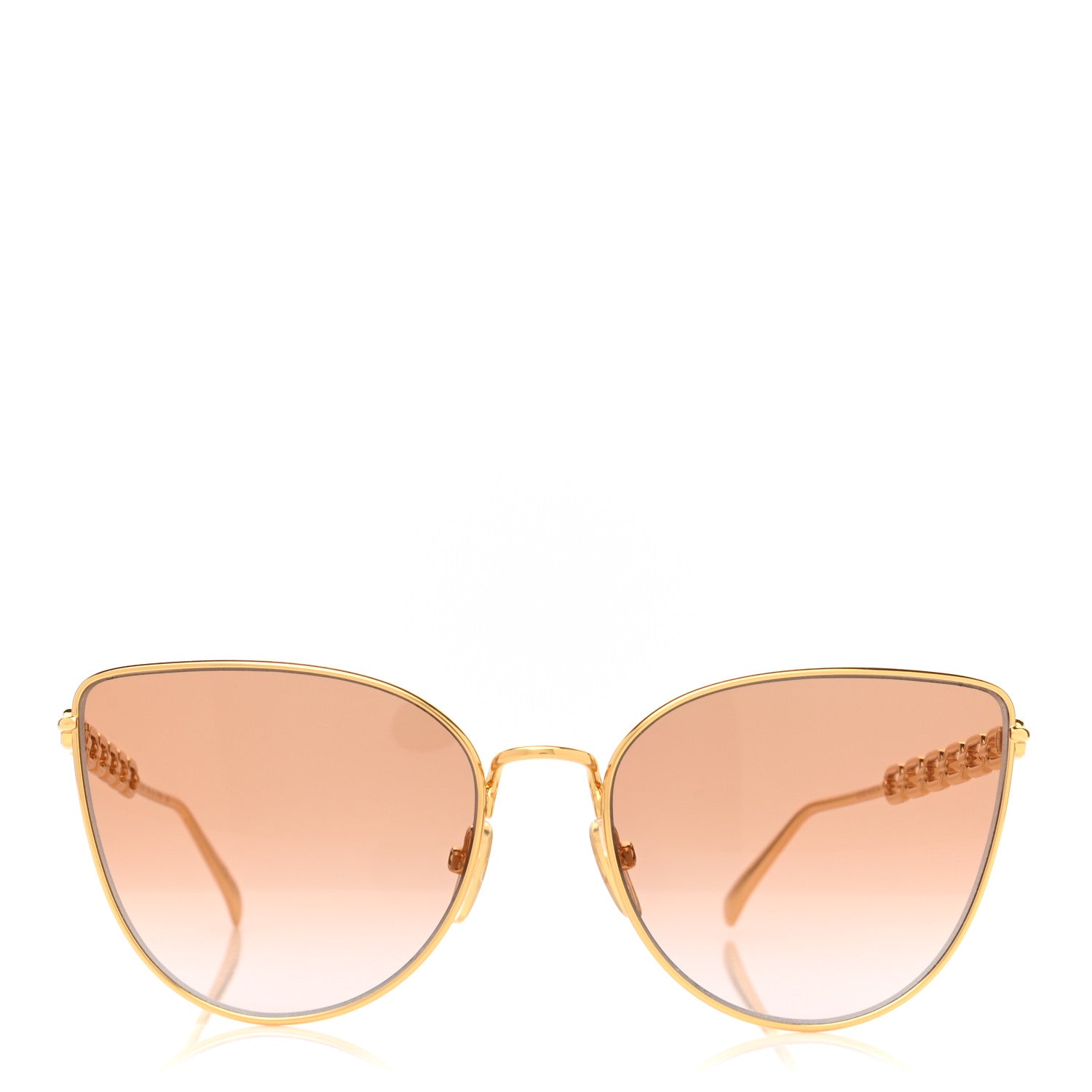 Louis Vuitton Metal My LV Chain Cat Eye Sunglasses Z1522W Gold 2 of 9