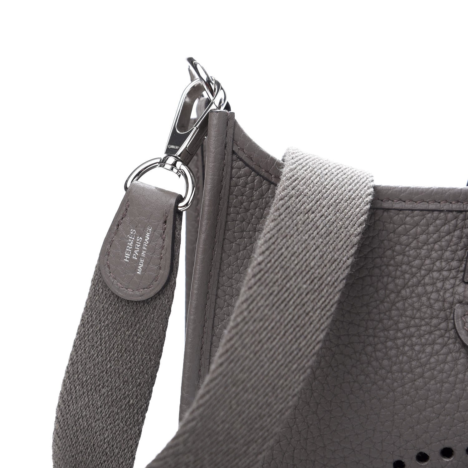 Hermes Taurillon Clemence Evelyne TPM Etain 10 of 12