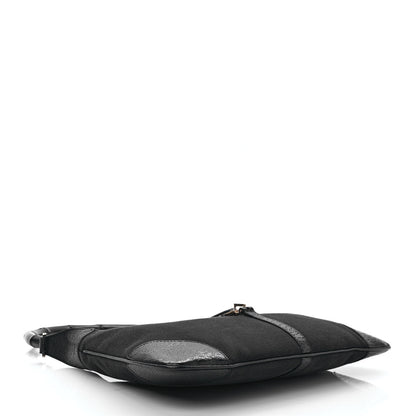 Gucci Canvas Bamboo Small Jackie O Hobo Black 3 of 8