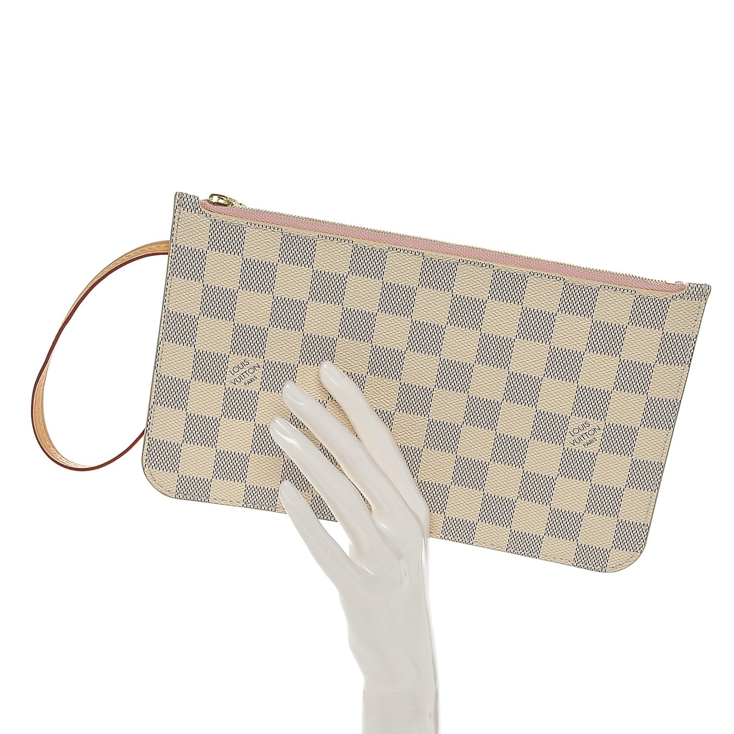 Damier Azur Neverfull MM GM Pochette Rose Ballerine