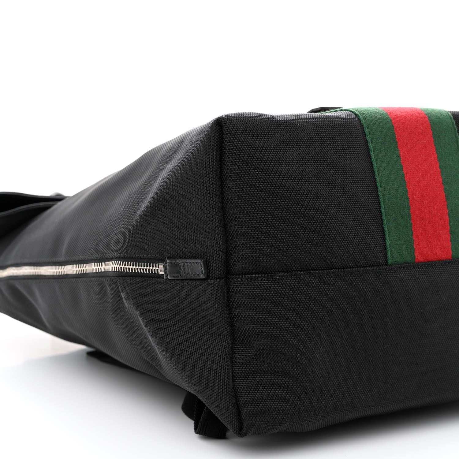 Gucci Techno Canvas Web Single Buckle Backpack Black 9 of 10