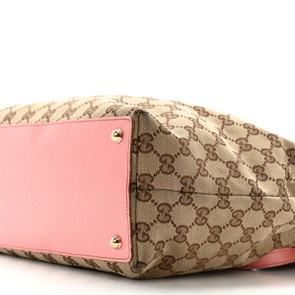 Gucci Monogram Large Eclipse Tote Pink 10 of 13