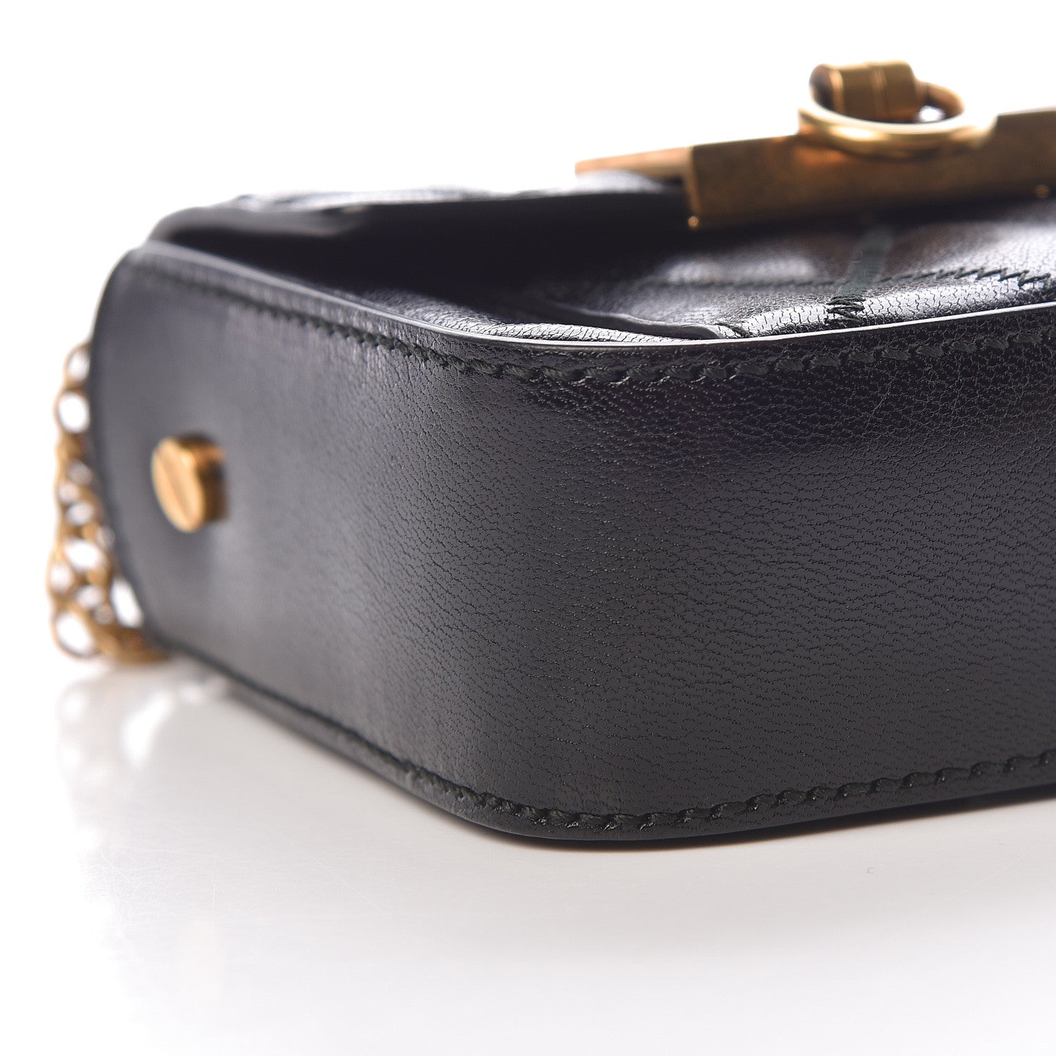 Givenchy Goatskin Quilted Nano GV3 Bag Black 7 of 8