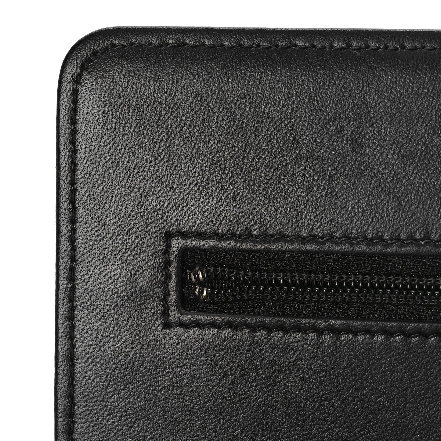 Lambskin Quilted Boy Wallet On Chain WOC Black