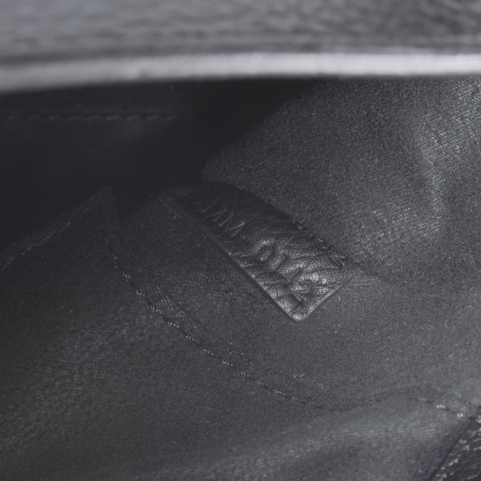 Celine Drummed Leather Nano Luggage Black 7 of 8