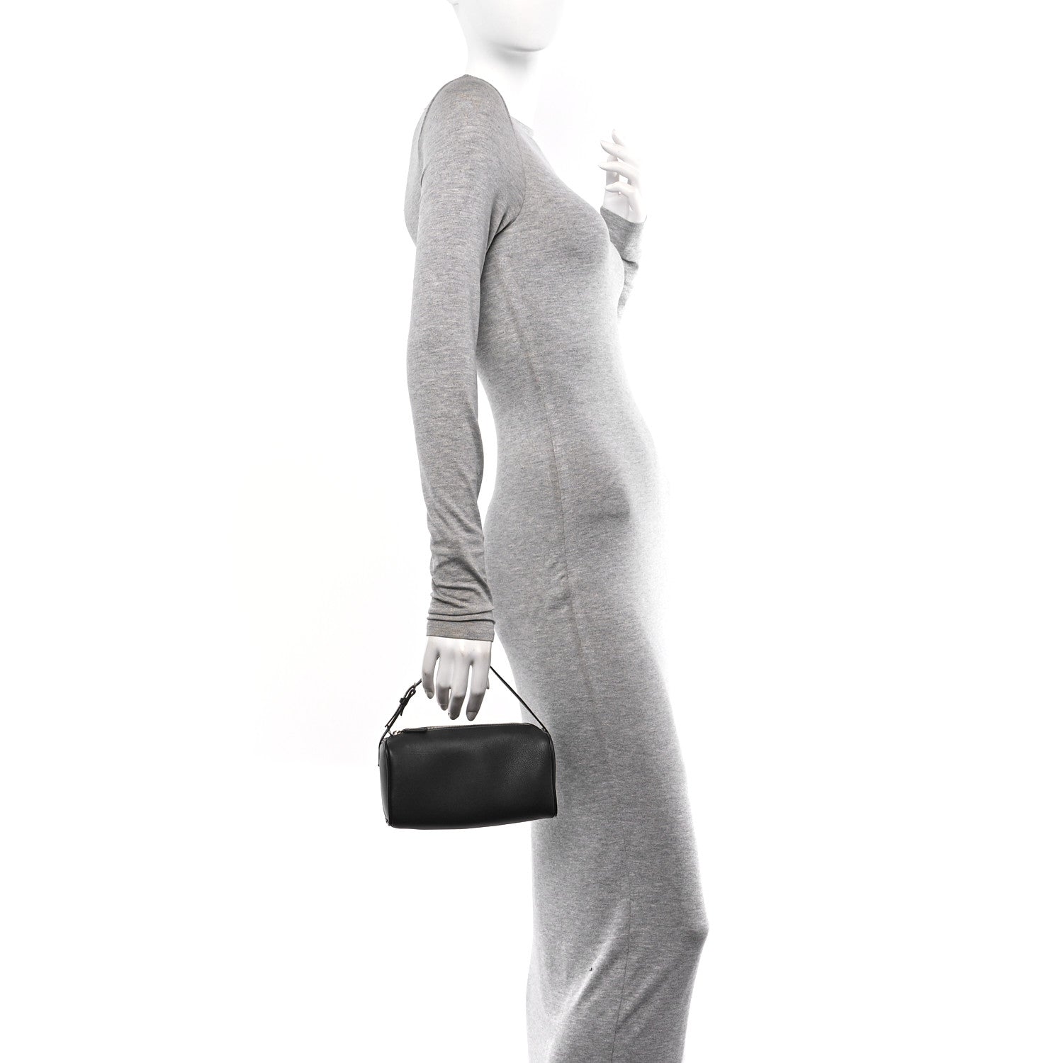 The Row Grained Calfskin 90's Bag Black 2 of 9