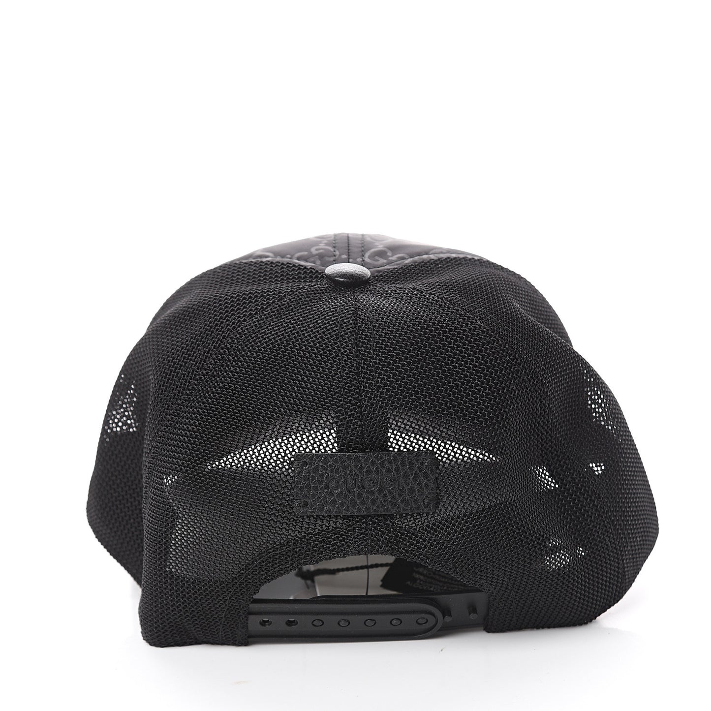 Nylon Monogram Baseball Hat L Black