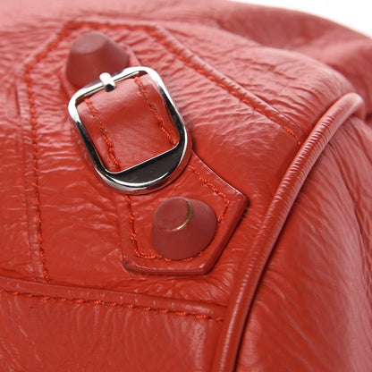 Balenciaga Matte Goatskin Rubber Covered Classic Hardware Mini Twiggy Rouge Coquelicot Rouge Braise 10 of 10