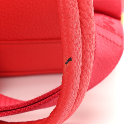 MCM Calfskin Swarovski Small Stark Diamond Backpack Red 13 of 13