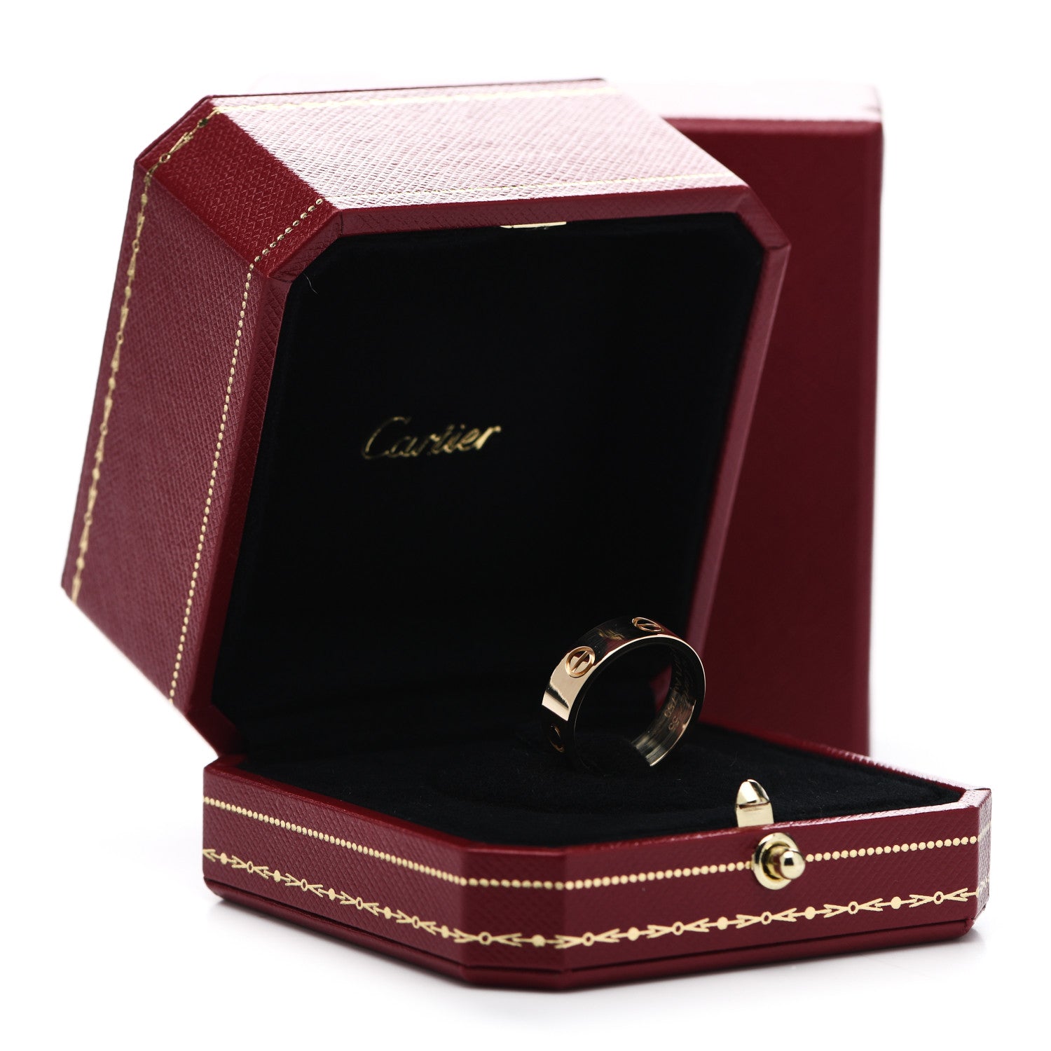 Cartier 18K Yellow Gold 5.5mm LOVE Ring 55 7.25 5 of 5