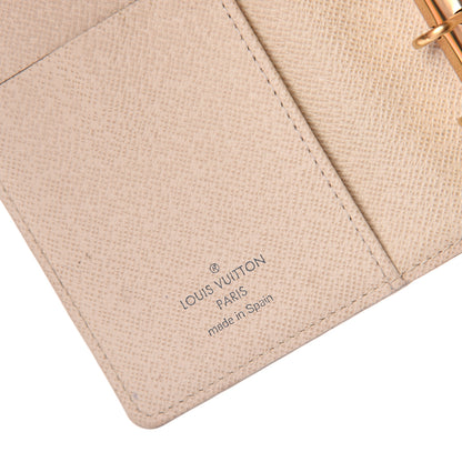 Louis Vuitton Damier Azur Small Ring Agenda Cover 5 of 5