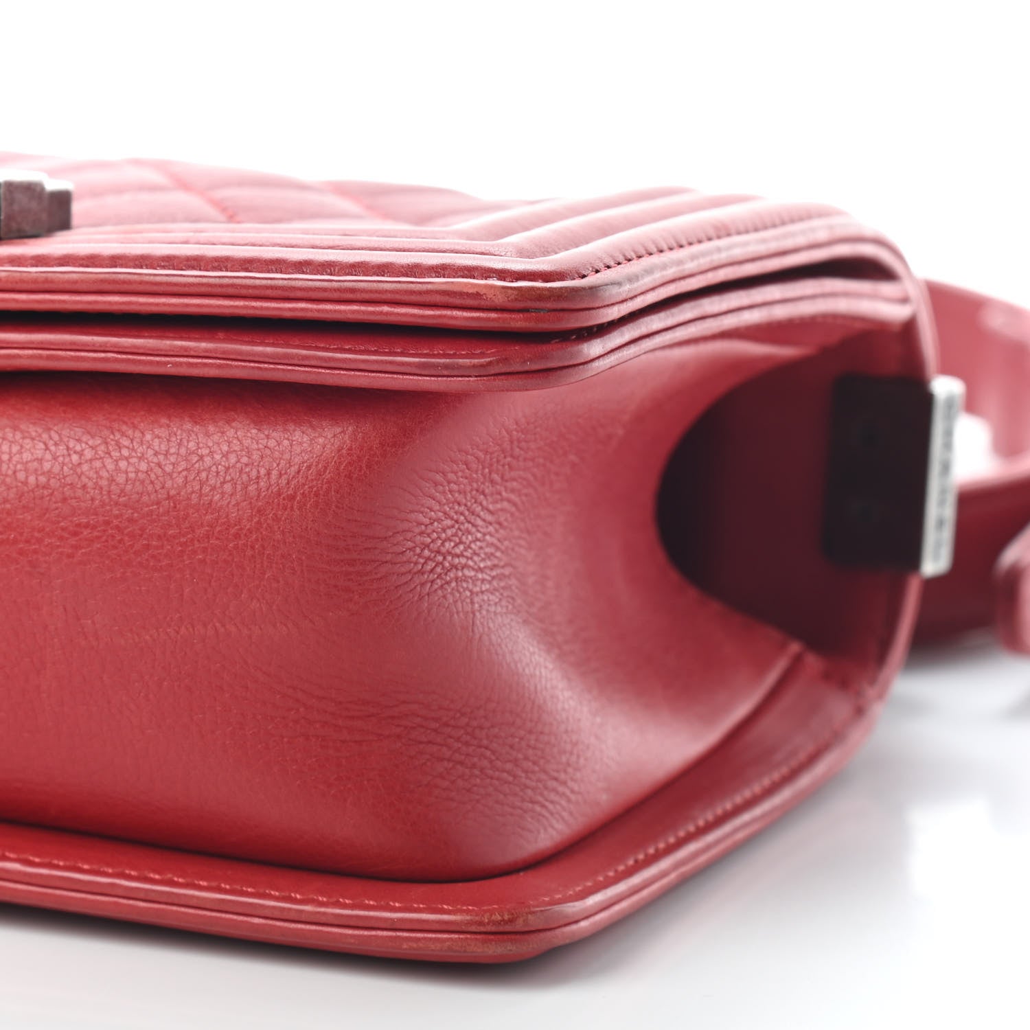 Chanel Quilted Small Boy Flap Red 8 of 9