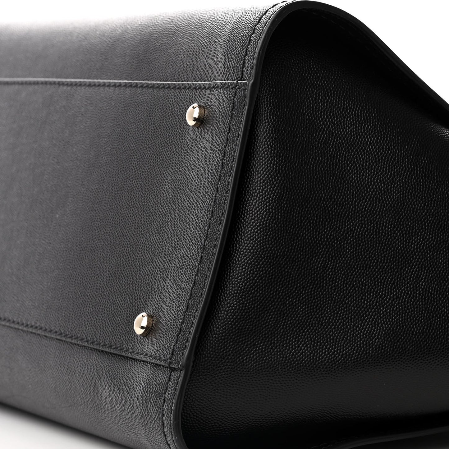 Caviar Medium Studded Deauville Tote Black