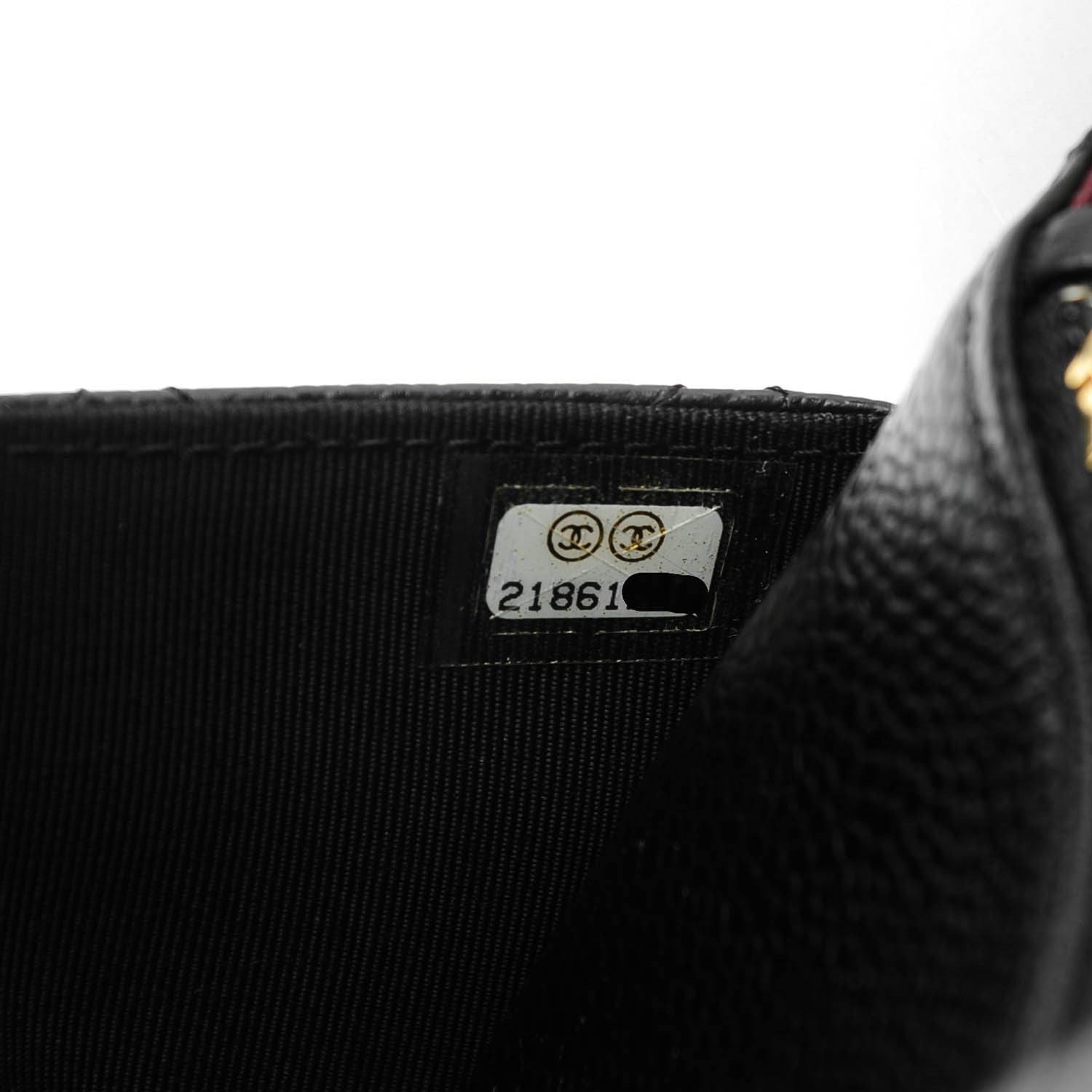 Chanel Caviar Quilted Wallet On Chain WOC Black 9 of 9