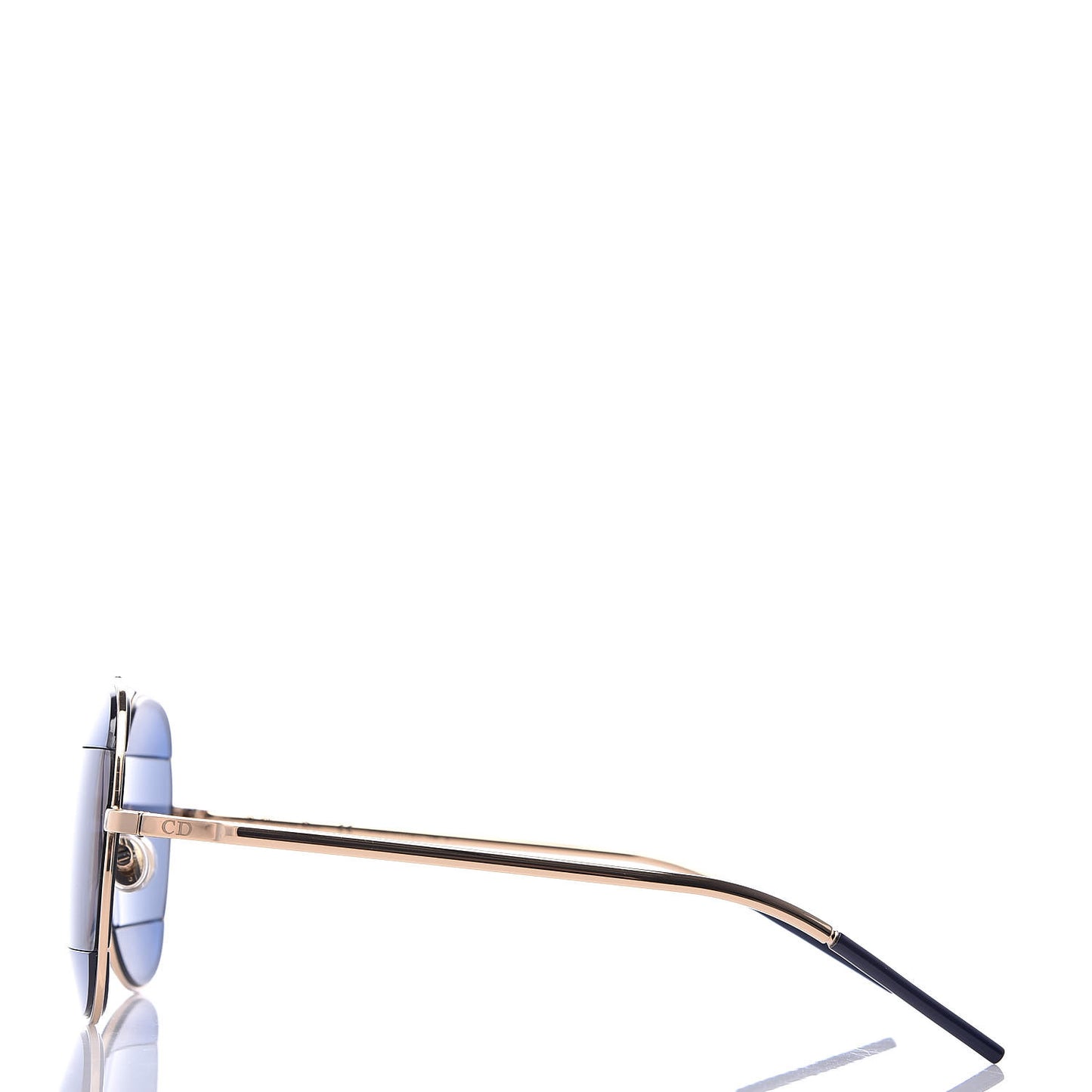 Metal DiorSplit 2 Sunglasses Navy Gold