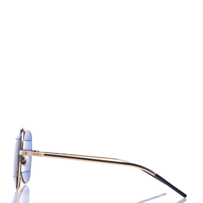 Christian Dior Metal DiorSplit 2 Sunglasses Navy Gold 2 of 8