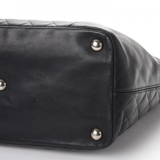 Chanel Calfskin Quilted Large Cambon Tote Black 18 of 19