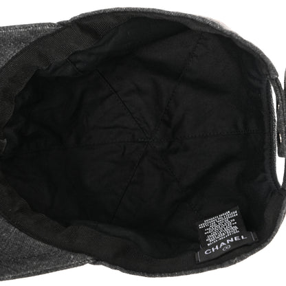 Chanel Cotton Sequin CC Cap Hat Black 7 of 9