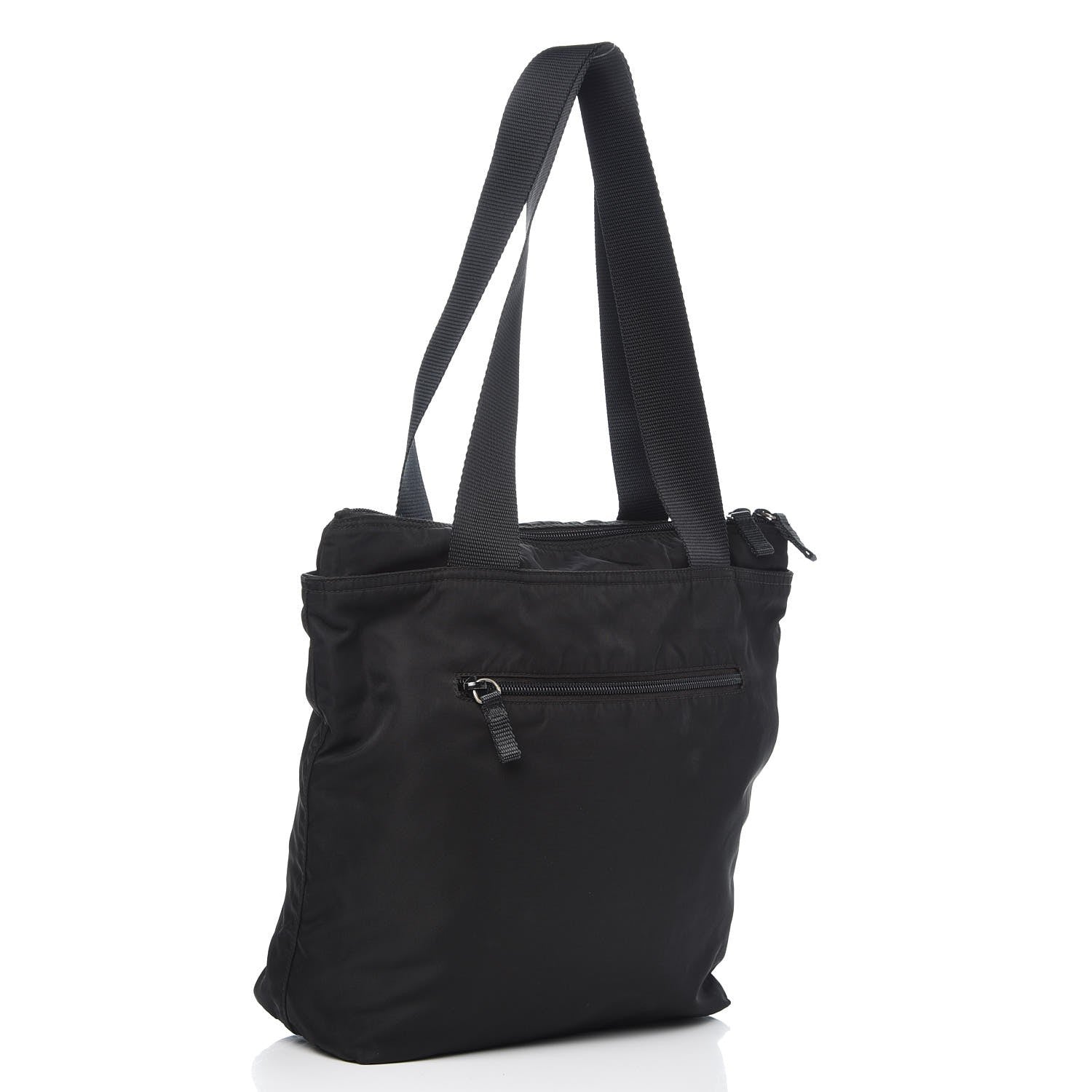 Prada Tessuto Nylon Shoulder Bag Black 3 of 11